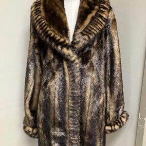 Dennis Basso Faux Fur Coat